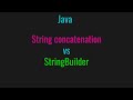 String concatenation vs StringBuilder