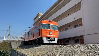 伊予鉄道3000系304編成　愛大医学部南口駅発車