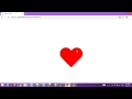 Heart shape with HTML and CSS
