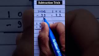 subtraction tricks | subtract trick #shortfeed #mathtricks #easytrick #viraltrick