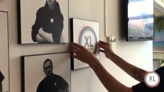 XL Reklame Wallframe Installatie