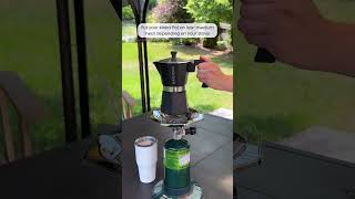 Upgrade Your Outdoor Coffee with the MILANO Moka Pot #mokapotcoffee #mokapot #coffee #campinggear