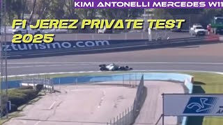 f1 private test jerez Kimi Antonelli  January 2025 feat HAAS team Bearmann and Ocon