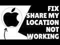 How To Fix Share My Location Not Working On iPhone