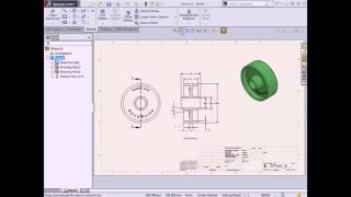 Solidworks tutorial - drawing and detail with solidworks