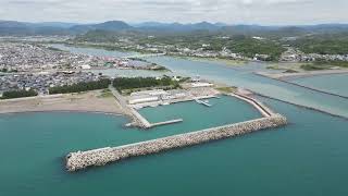 和歌山県美浜町　濱ノ瀬漁港で空撮！