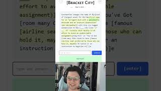 May 11, 2025 - Bracket City
