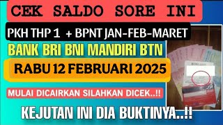 HASIL CEK SALDO KARTU KKS PKH BPNT RABU SORE INI 12 FEBRUARI KEJUTAN SUDAH MULAI ADA SALDO?