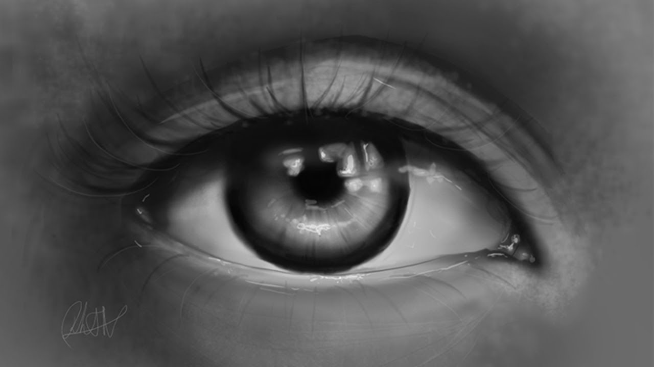 Eye Speed Drawing Youtube