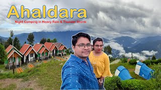 Sittong Camping | Ahaldara | Camping in Heavy Rain \u0026 Thunder Storm | Gourab's Diary