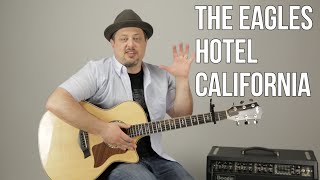 Hotel California The Eagles Easy Acoustic Guitar Lesson  Tutorial