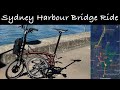 Brompton Ride over Sydney Harbour Bridge cycle path #brompton