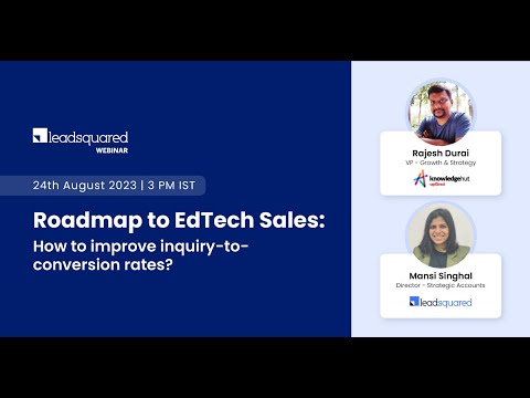 Roadmap To Edtech Sales Youtube