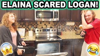 ELAINA SCARED LOGAN!