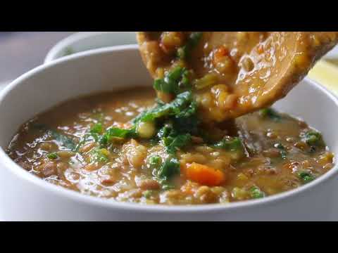 Recipe for Detox Lentil Soup from the Freezer