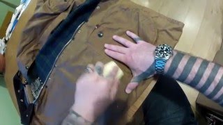 Otter Wax Re-Proof Barbour Beaufort Jacket