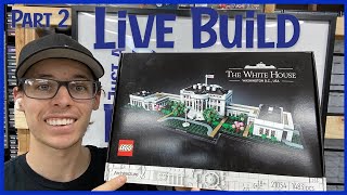 Finishing the LEGO Architecture White House 21054 | Live Stream