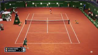 Alcaraz Garfia C. vs Shapovalov D. [ATP 23] | AO Tennis 2 gameplay #aotennis2 #wolfsportarmy