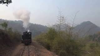 Steam of Namtu Mine railway Myanmar (Mar.2013) 2 ミャンマー　ナムツ鉱山鉄道の蒸気機関車（2013年3月）2