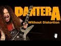 Pantera - Cemetery Gates Guitar Solo Played With AND Without Distortion