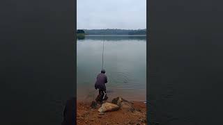 fishing in umiam lake..#meghalaya #umiamlake #fishing