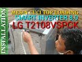 Mesin cuci LG Top Loading Smart inverter 8.0 type T2108VSPCK I HOW TO INSTALL  And Use it