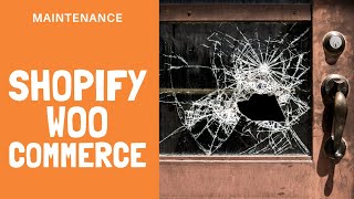 Best E-commerce Platform in 2022, Shopify vs WooCommerce | Maintenance
