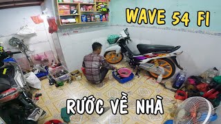 Thiện Red đi rước Huyền Thoại Wave Nhỏ 54zz Fi  (Test Nước Rửa Xe Maranello)