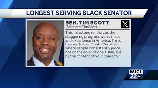 Sen. Tim Scott makes history as longest-serving Black senator in US history