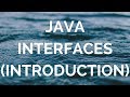java interface introduction (manohar academy)