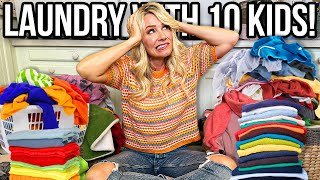 LAUNDRY ROOM MAKEOVER!! *Laundry for 16 KiDS?!*