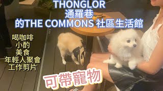 泰國曼谷THONGLOR通羅藏在巷子中的THE COMMONS社區生活館逛一下，適合年輕人聚會小酌下午茶的聖地。