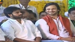 Pawan Kalyan is praised by Chandrababu Naidu - CBN swearing in ceremony - Vivek Oberoi