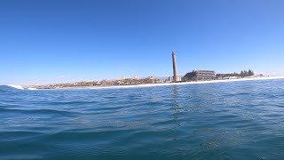 Surfing Maspalomas (Gran Canaria)