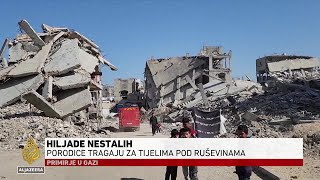 Palestinci traže tijela svojih najmilijih pod ruševinama u Gazi