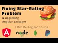 Fixing The Star Rating Problem in The Ultimate Angular & Nodejs Tutorial 2022