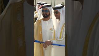 Sheikh Mohammed Bin Rashid Al Maktoum Sheikh Hamdan Fazza Sheikh Hazza Bin Zayed Dubai Airshow #dxb