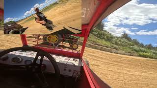 Beckett Racing 5a Cleo Beckett Ministocks Race 2 Whangarei Saloon \u0026 Stock Car Club 11.1.2025