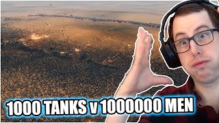 1000 USA Tanks v 1,000,000 German Infantry - Ultimate Epic Battle Simulator 2 Gameplay