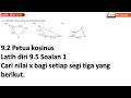 Latih diri 9.5 Soalan 1 | 9.2 Petua kosinus | Bab 9 Penyelesaian segi tiga | Add Maths Tingkatan 4