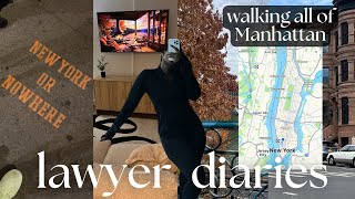 LAWYER DIARIES | NYC apartment updates, NYC marathon, walking all of Manhattan in one day!