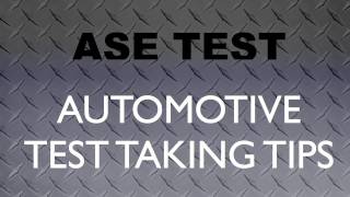 ASE Tips To Help You Pass ASE Style Test Questions - Study For ASE Collision Test