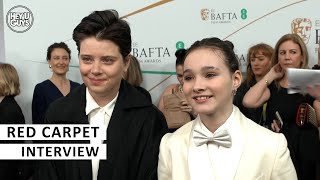 Charlotte Wells & Frankie Corio BAFTAS 2023 Red Carpet Interview - Aftersun
