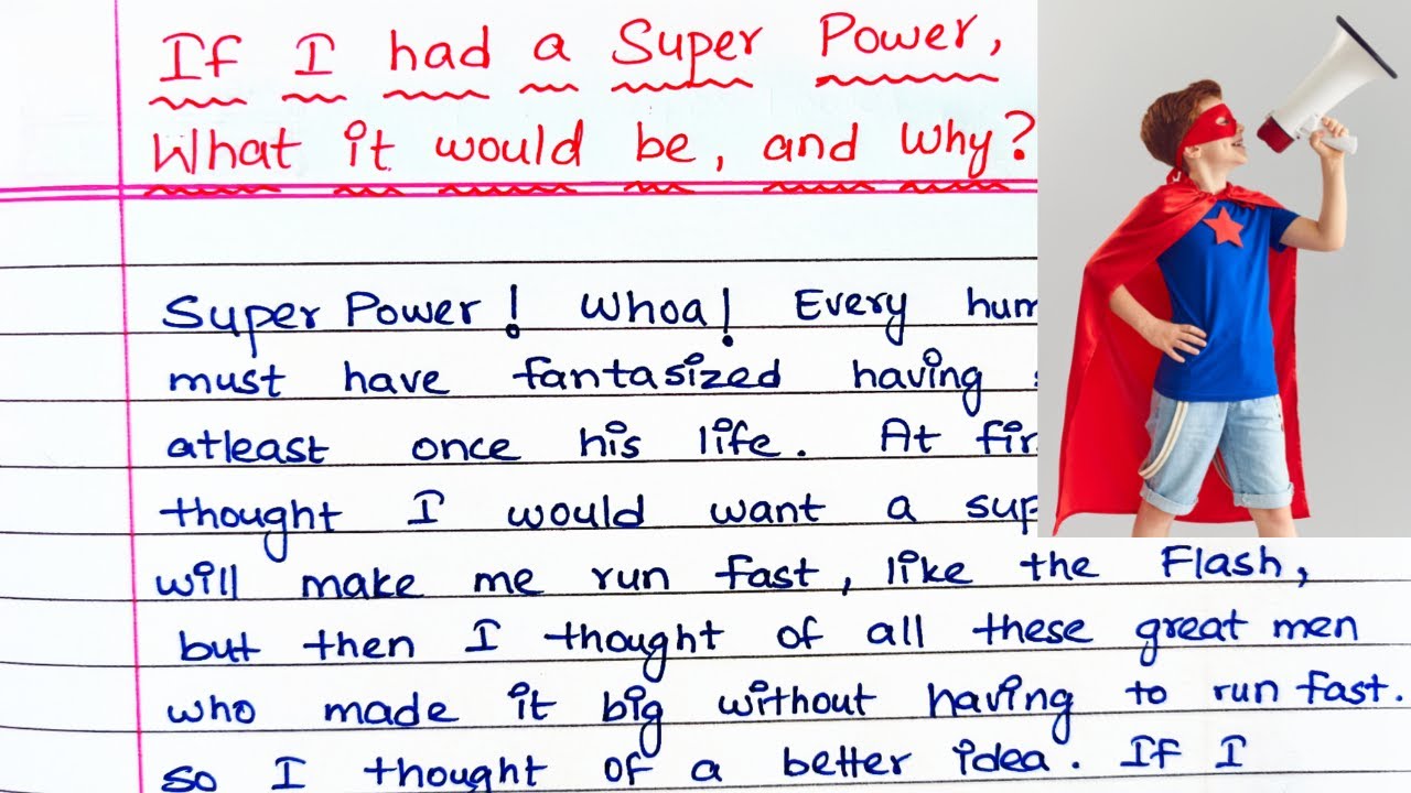 If I Had A Super Power What It Would Be And Why Easy Learning With