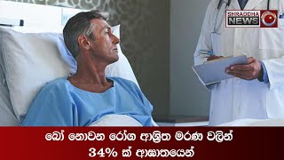 බෝ නොවන රෝග ආශ‍්‍රිත මරණ වලින් 34% ක් ආඝාතයෙන්…(2021-10-30)