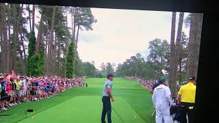 Michael Phelps reaction to Tiger Wood’s shot on the 16th.  2019 Masters. Better