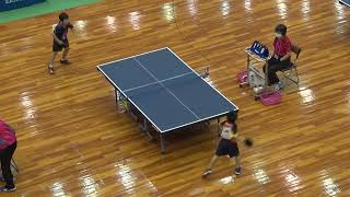 【バンビ男子】松岡奨真 vs 福田歩｜全農杯 2022年全日本卓球選手権大会｜第1ステージ