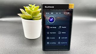 SURFANS F28 HiFi Bluetooth Mp3 Player: High Res Lossless Output | 3.5 inch touchscreen | Up to 512GB