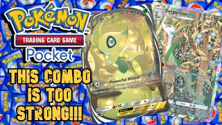 CELEBI AND SERPERIOR ARE THE NEW META!!!! | Celebi EX \u0026 Serperior Deck | Pokemon TCG Pocket Matches