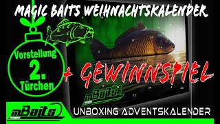 Türchen 2 Unboxing Vorstellung Magic Baits Adventskalender Weihnachtskalender Angelkalender Karpfen